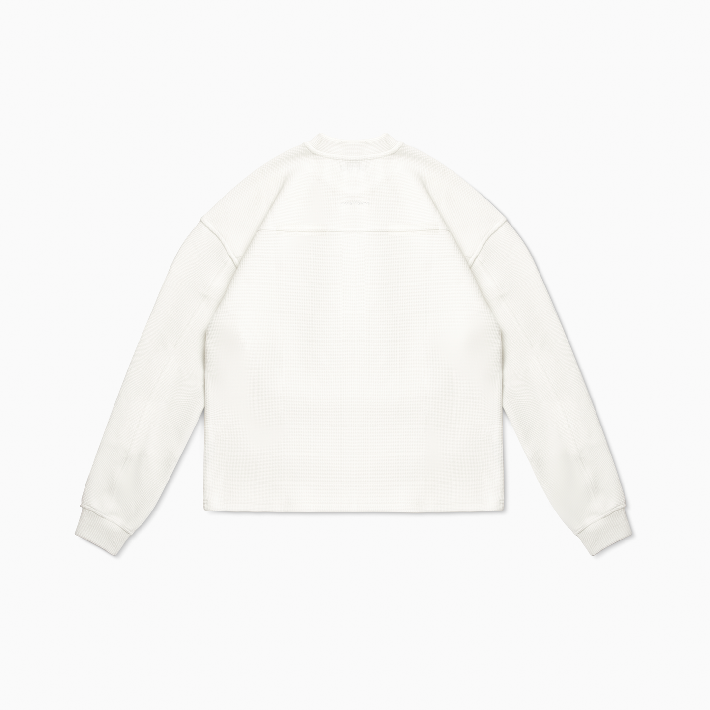 Make it Shine waffle sweater White