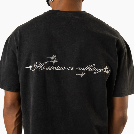 T-shirt Double Stars Noir