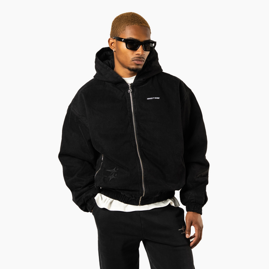 Denim Bomber Double Stars