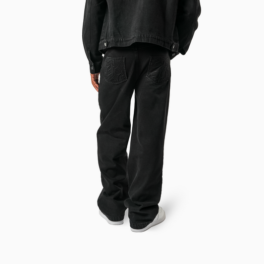 Carpenter Denim Monogram - Noir