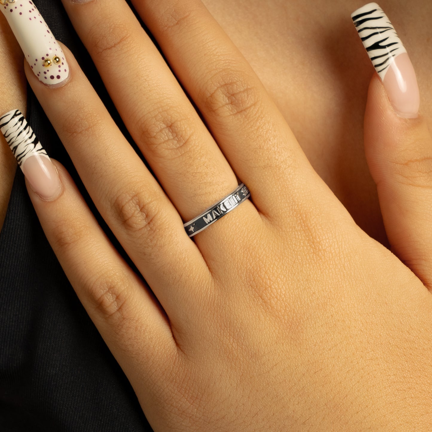 Make it shine silver ring