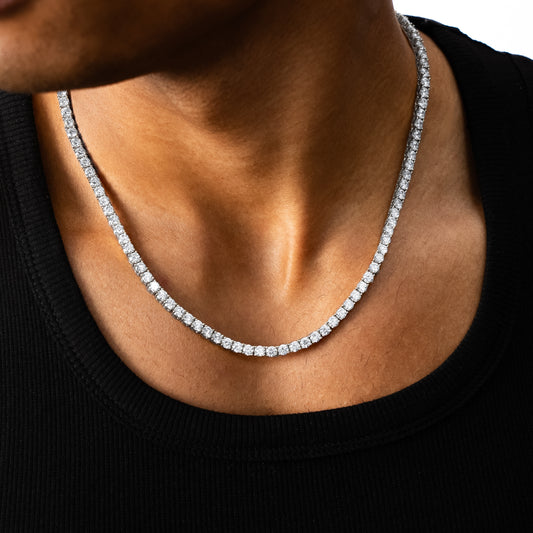 Tennis chain 4 mm silver