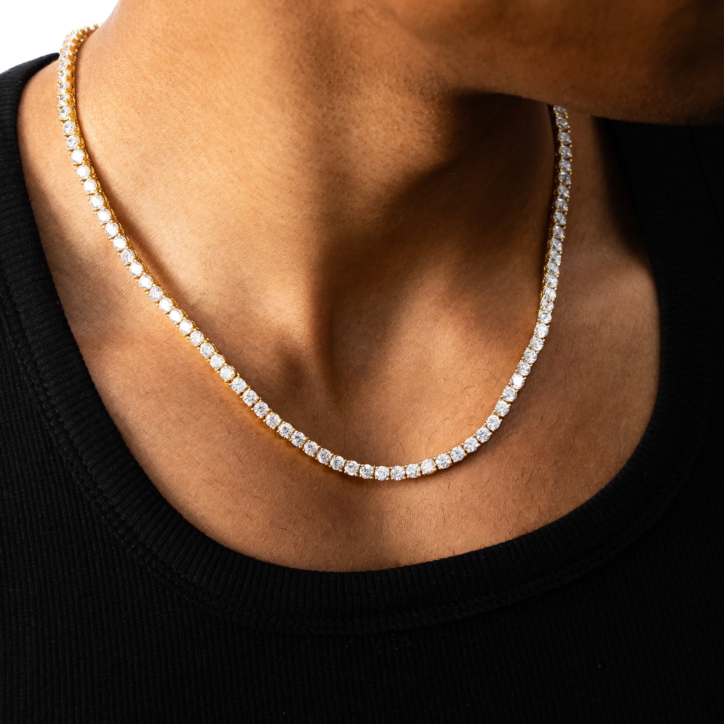 4mm Gold Tennis Chain