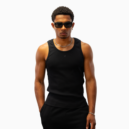 Rib Tank Signature - Noir