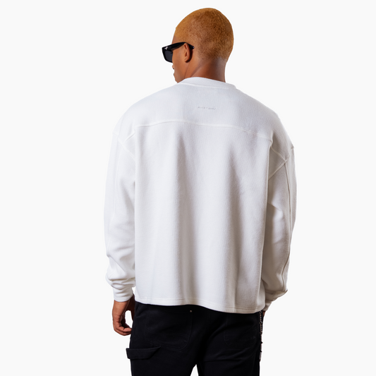 Pull waffle Make it Shine Blanc