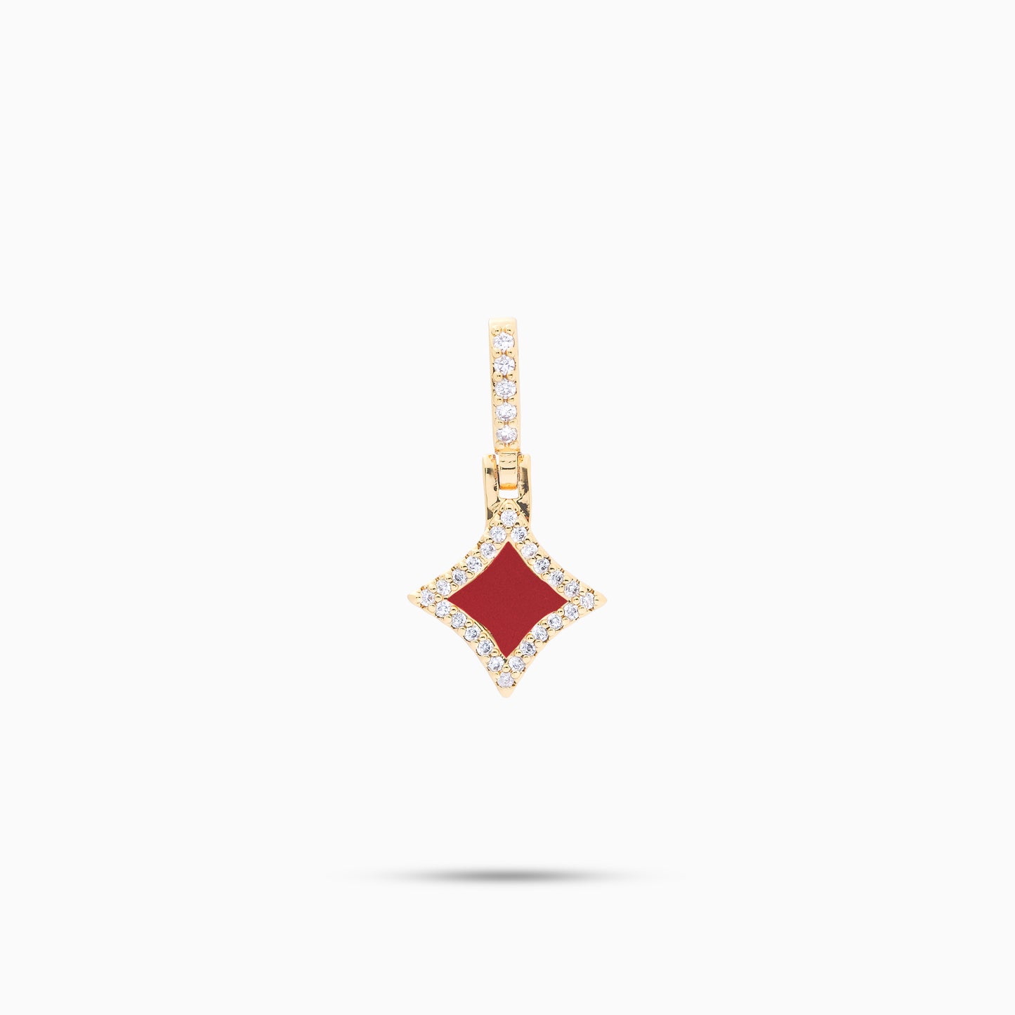 Gold star - Red