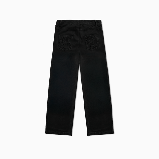 Carpenter Denim Monogram - Noir Moissanite