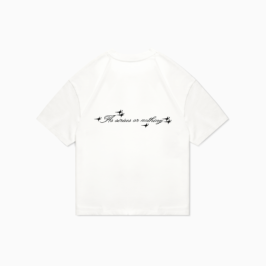 T-shirt Double Stars Blanc