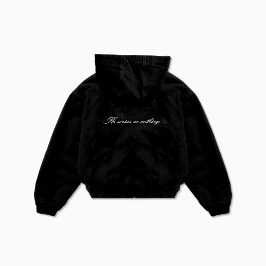 Denim Bomber Double Stars