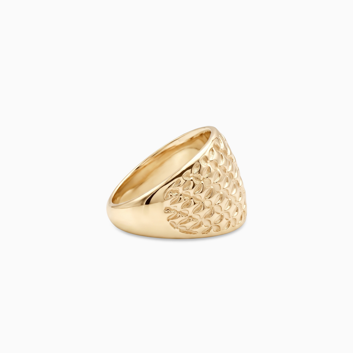 Starfield Round Signet ring - Dorée