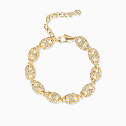 Iced Coffee Beans Bracelet - Gold