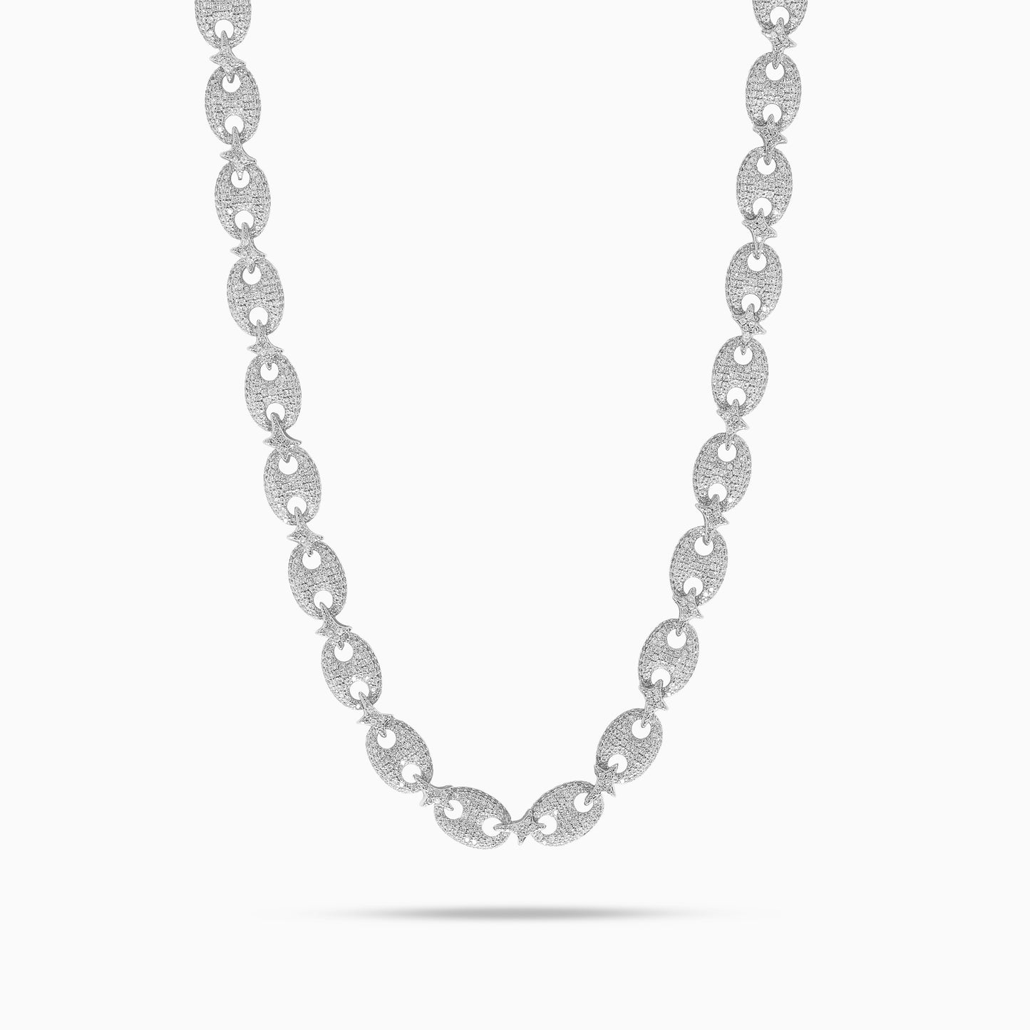 Chaîne Iced Coffee Beans - Argentée