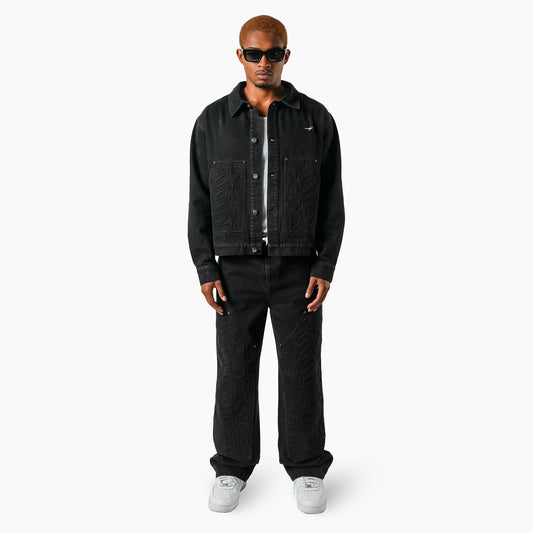 Carpenter Denim Monogram - Noir