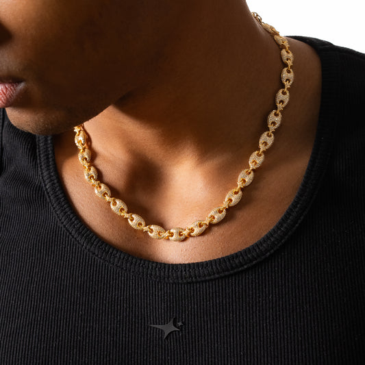 Iced Coffee Beans Chain - Gold