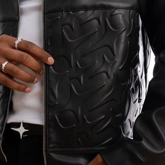 Monogram Leather Jacket