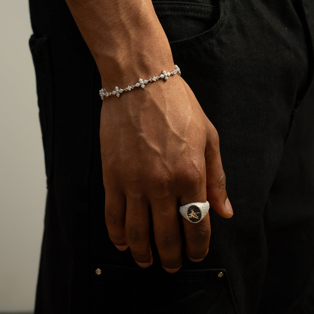 Bracelet Iced Celestial - 925 Sterling Silver / VVS Moissanite