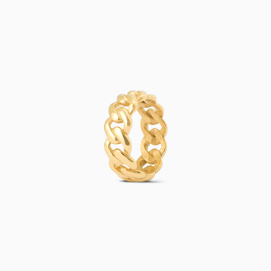 Cuban link ring 8mm