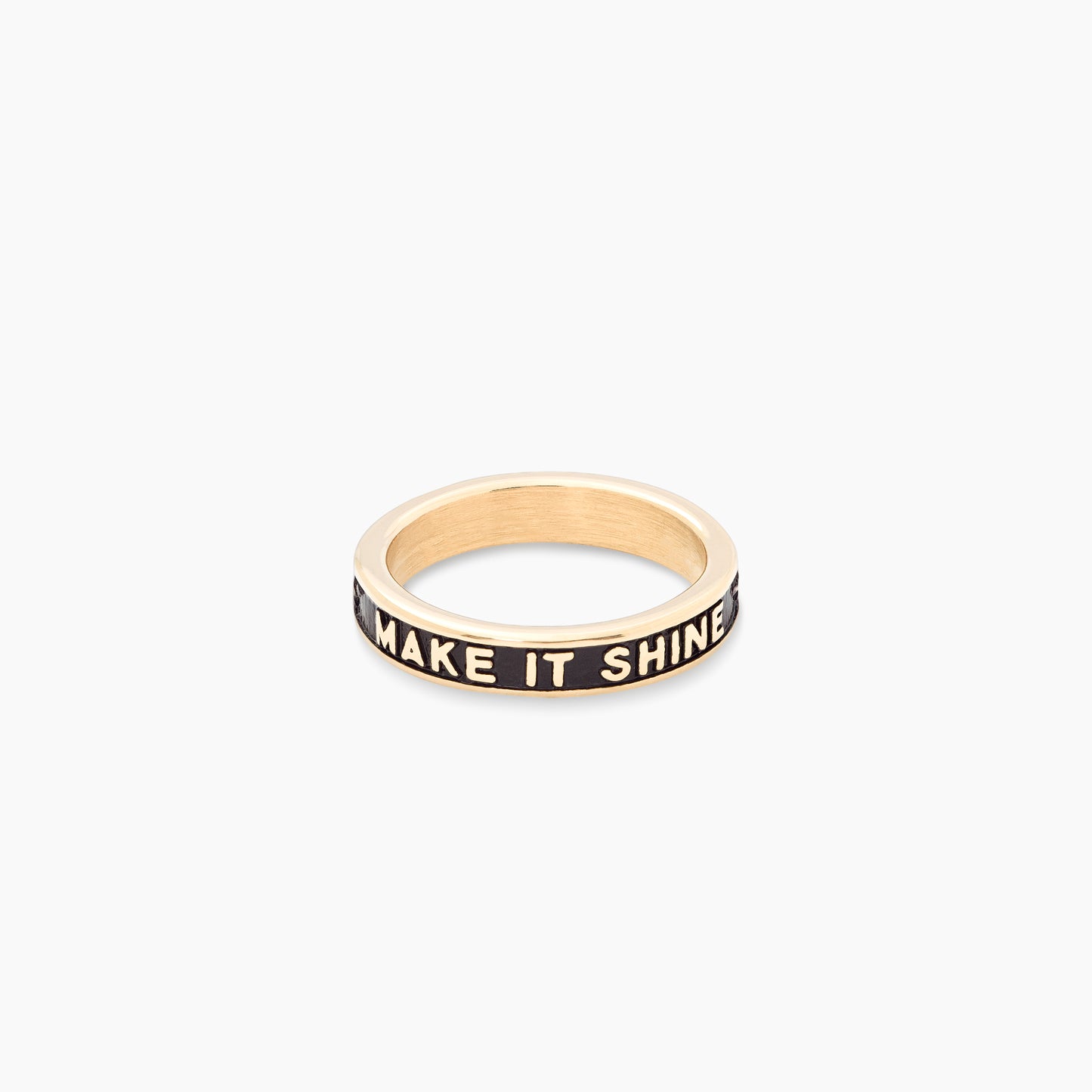 Make it shine gold ring