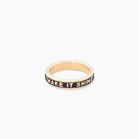 Make it shine gold ring