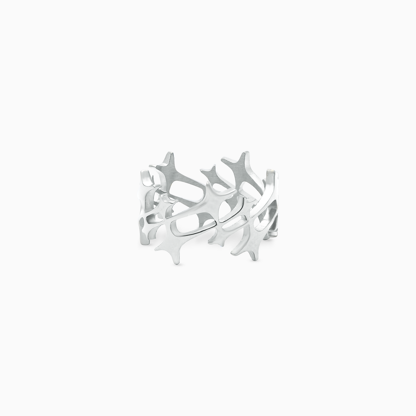 Monogram Ring Silver