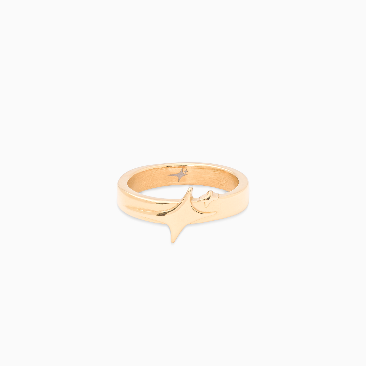 Signature ring dorée