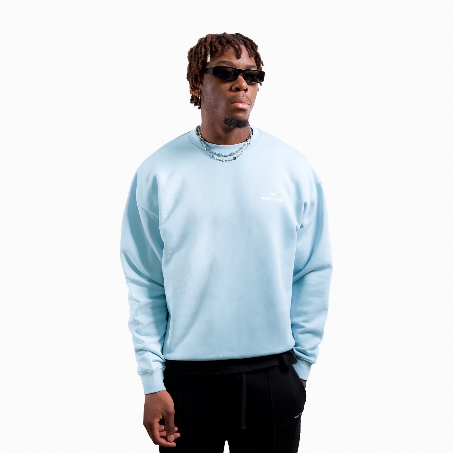 Sweater Signature - Bleu clair