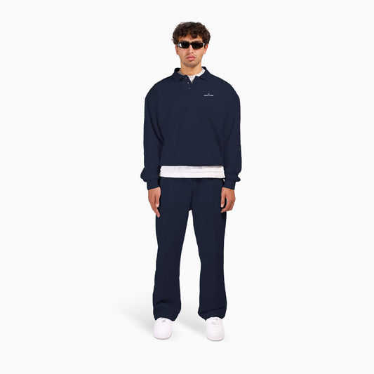 Polo sweater Signature - Bleu marine