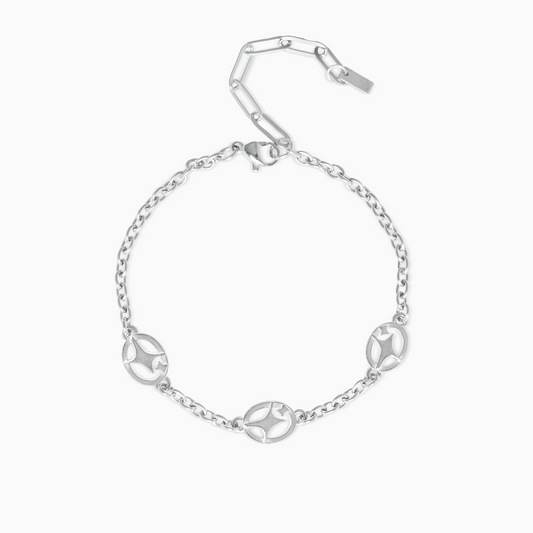 Silver Signature Cable Bracelet