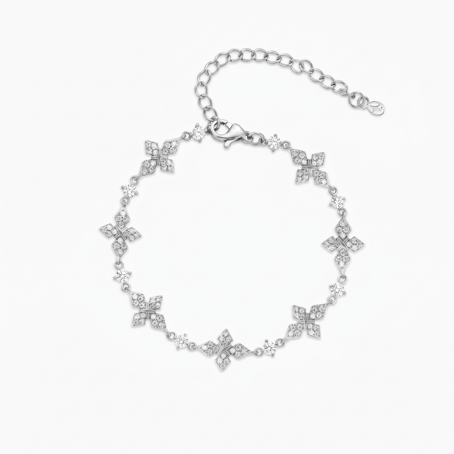 Iced Celestial Bracelet - Silver