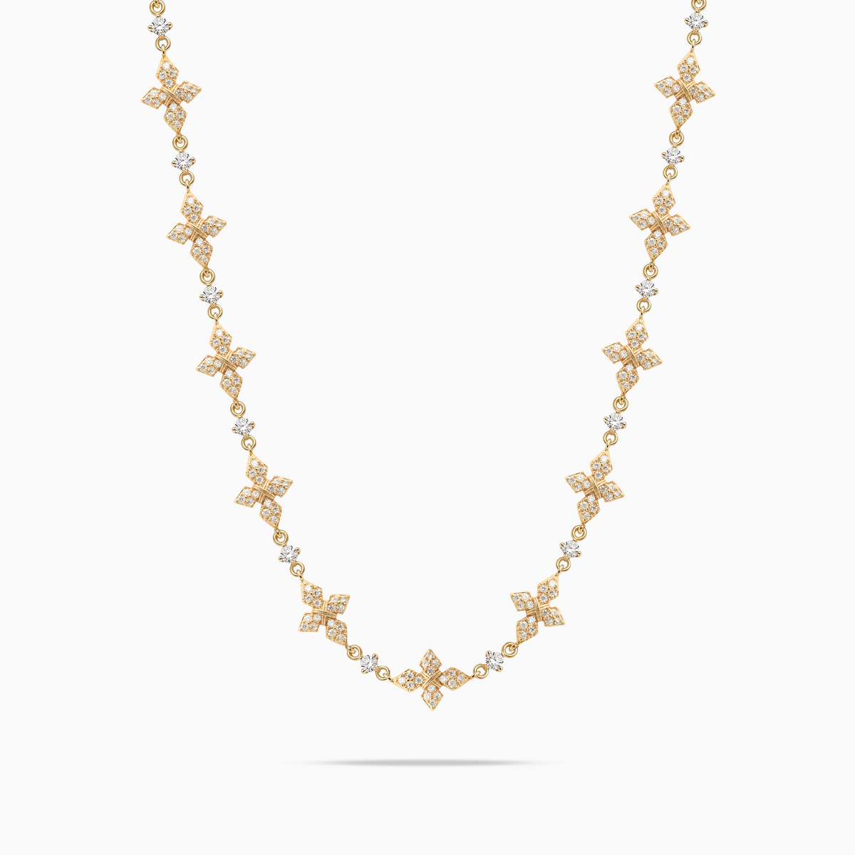 Chain Iced Celestial - 925 Sterling Silver / 18K Gold Plating & VVS Moissanite