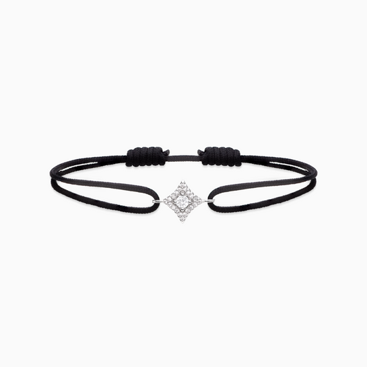 Bracelet cordon Star - Noir