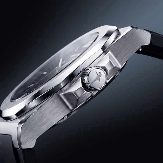 ASON1 - White Dial & Rubber Strap