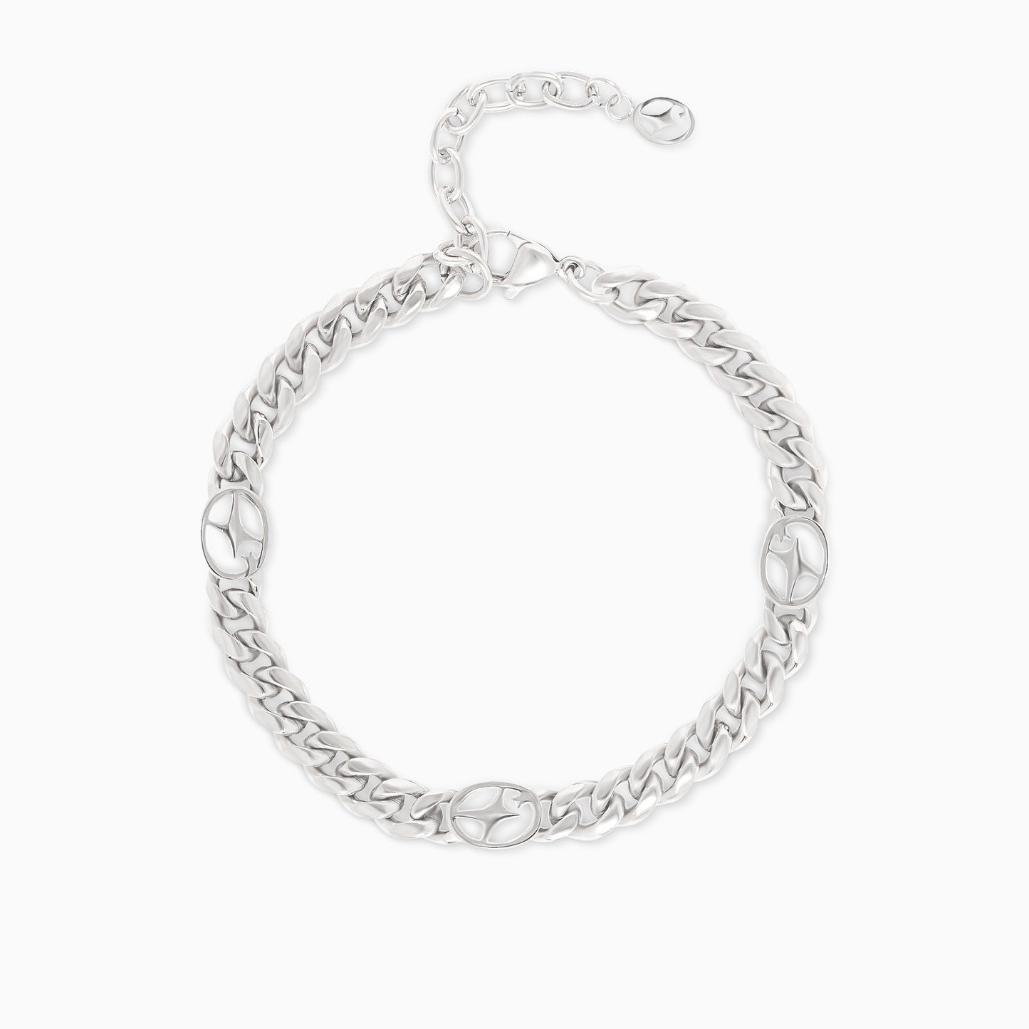 Bracelet Cuban link 6 mm Signature Argenté