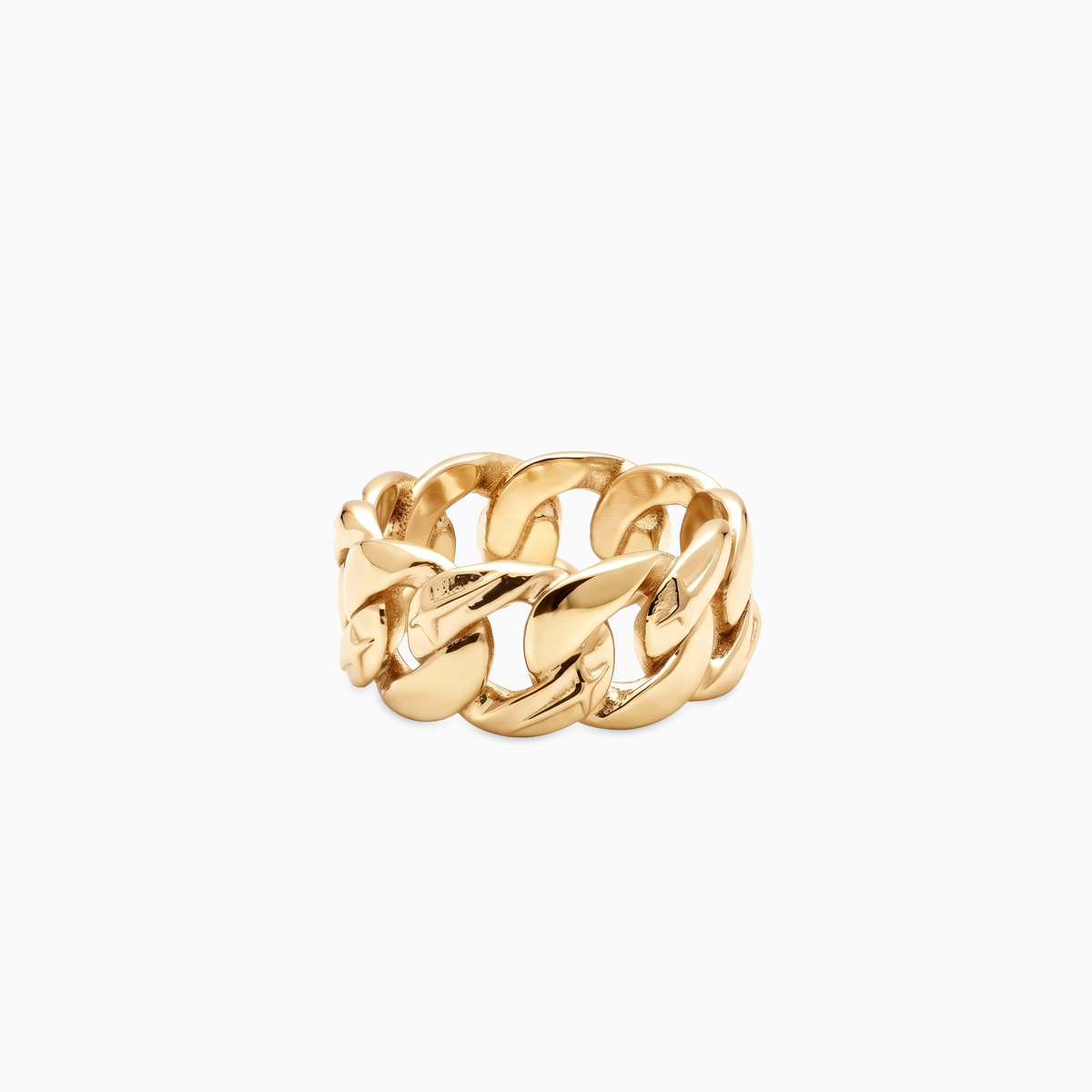 Icon Cuban link ring - Gold