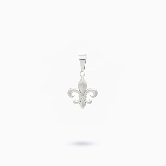 Silver fleur-de-lis (without stones)