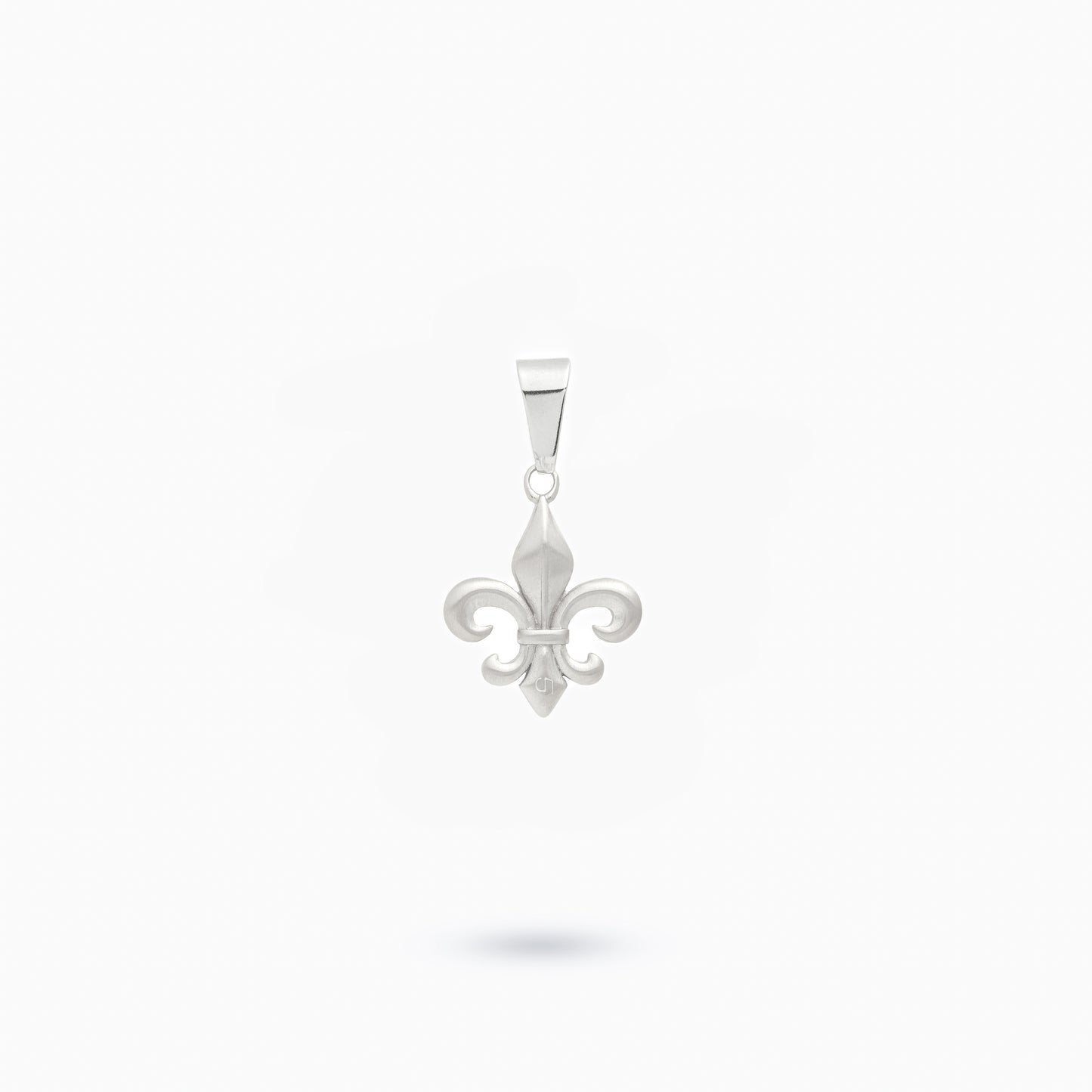 Silver fleur-de-lis (without stones)