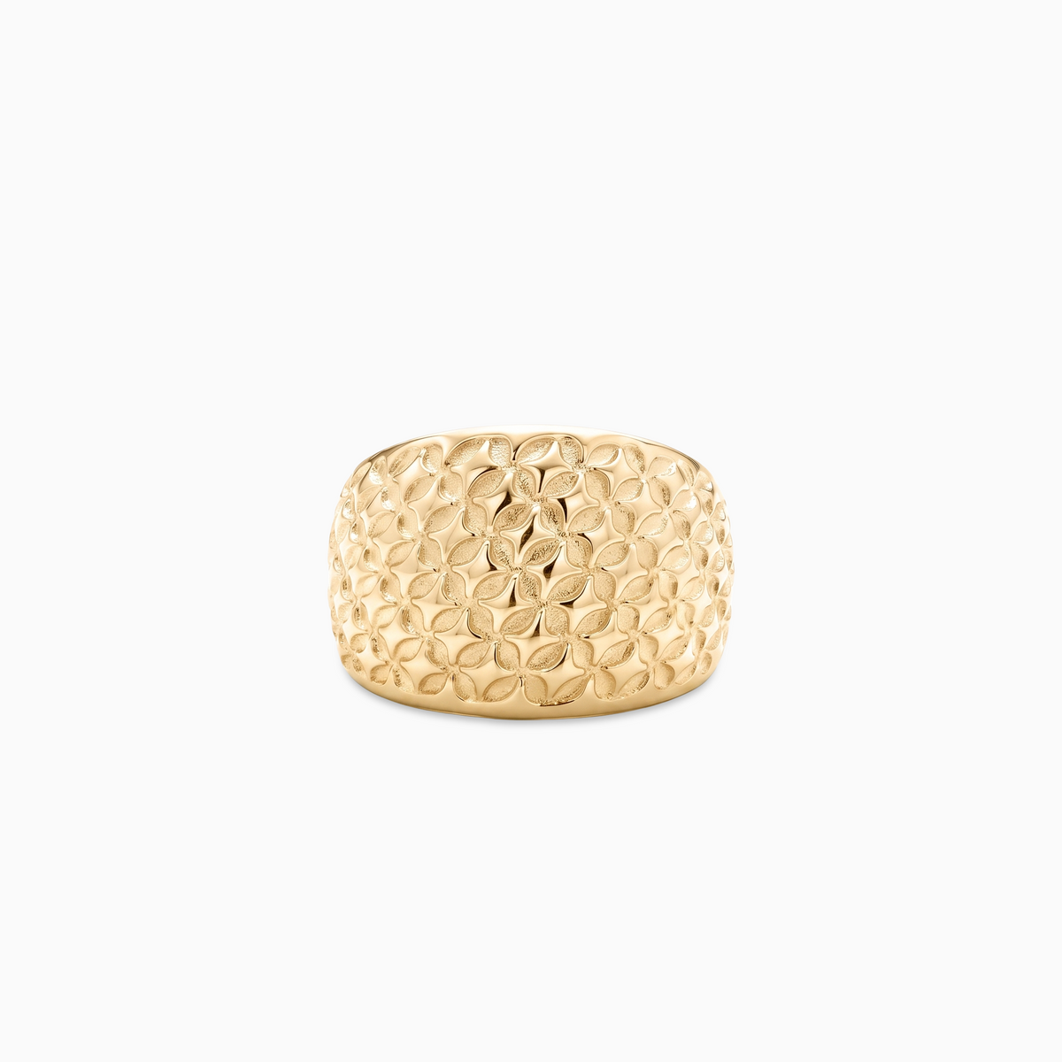 Starfield Round Signet ring - Dorée
