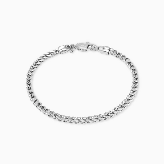 Franco bracelet 3 mm silver