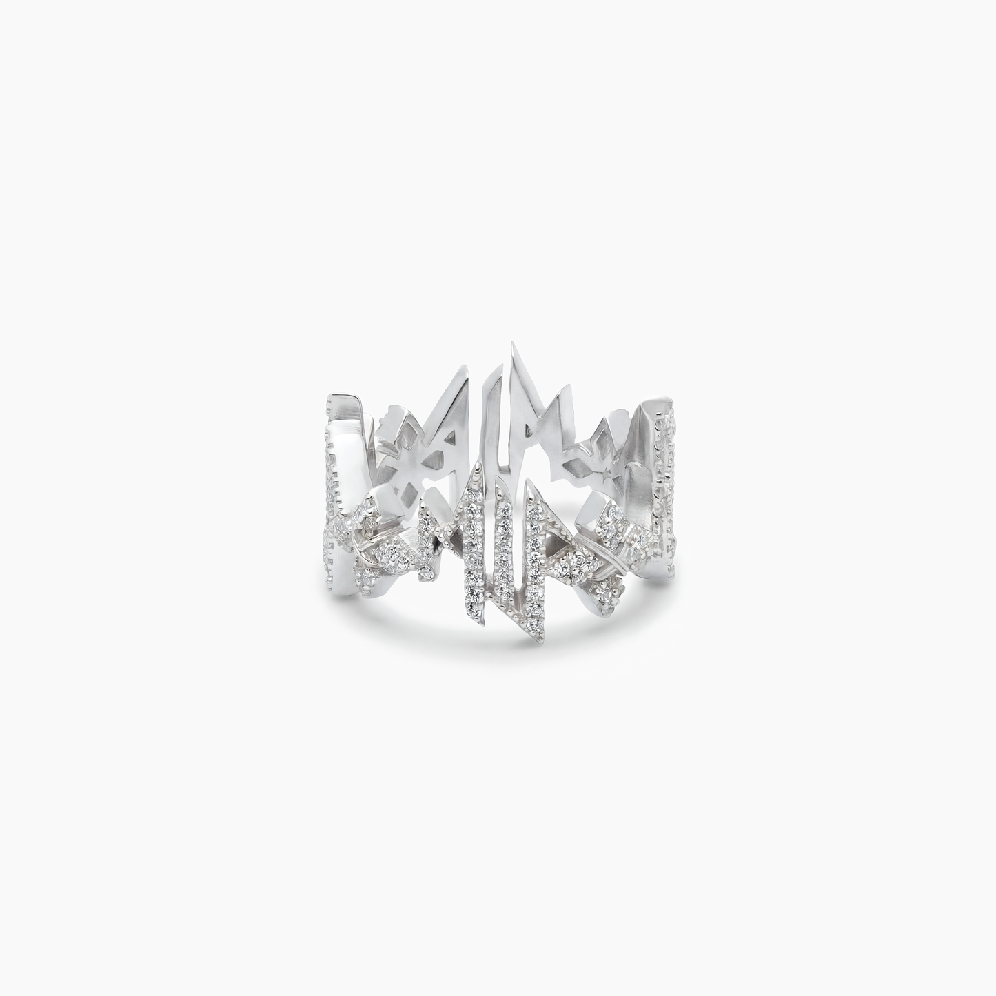 Iced MIS Ring - Argenté