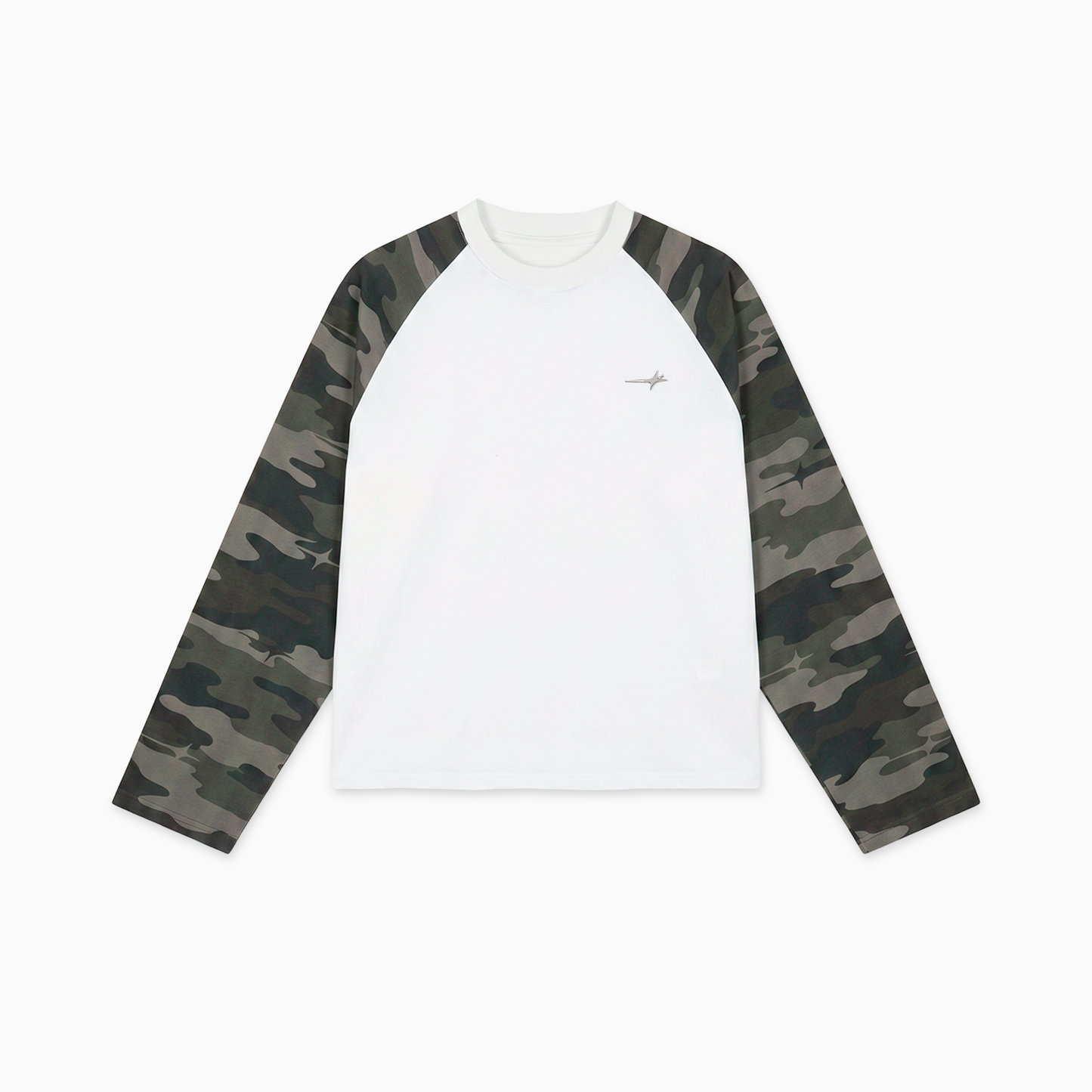 Camo waffle long sleeve - Green
