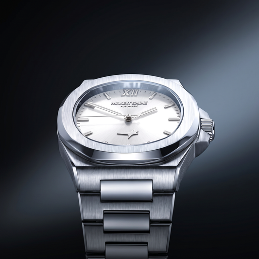 ASON1 - White Dial & 316L Stainless Steel Bracelet