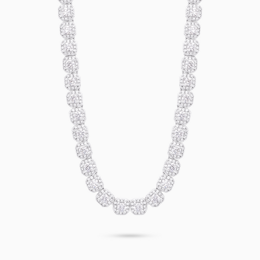 Pavé de brilliance chain 6mm silver