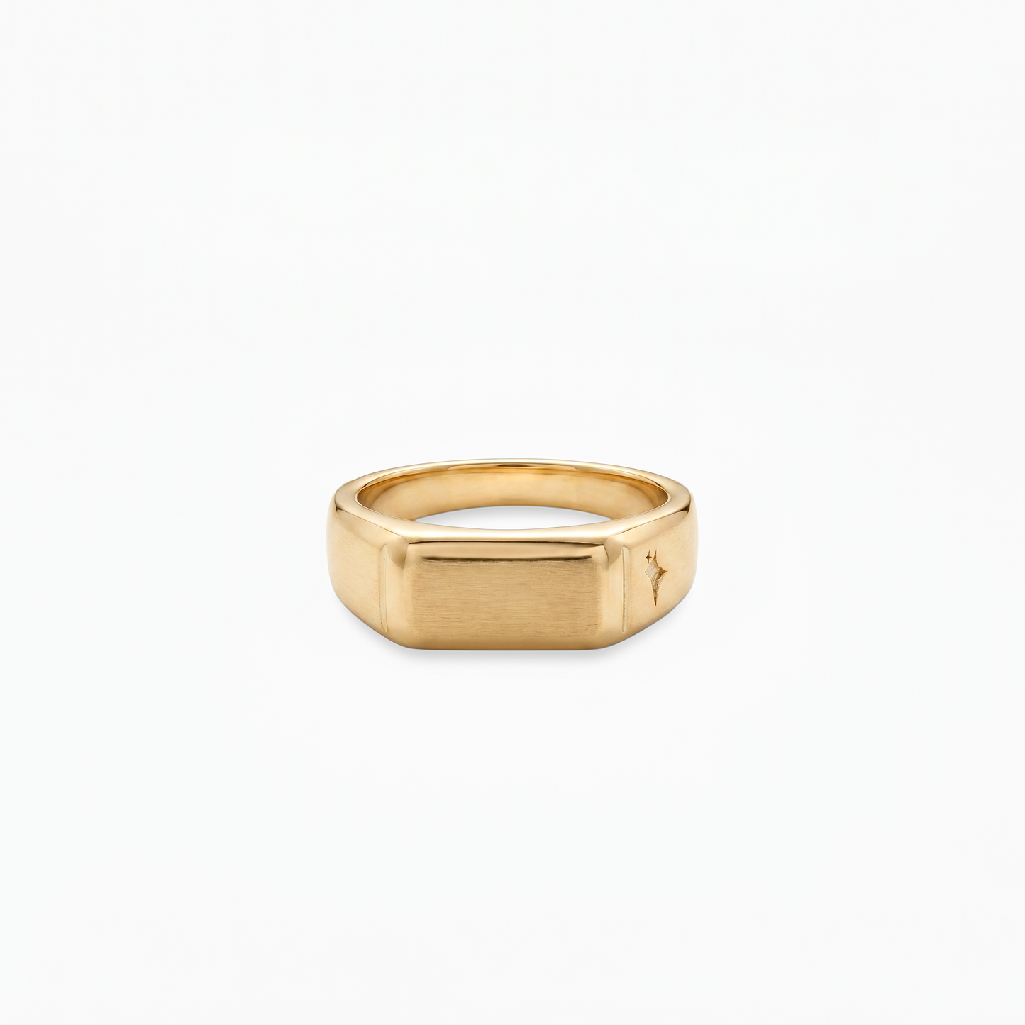 Signet ring dorée