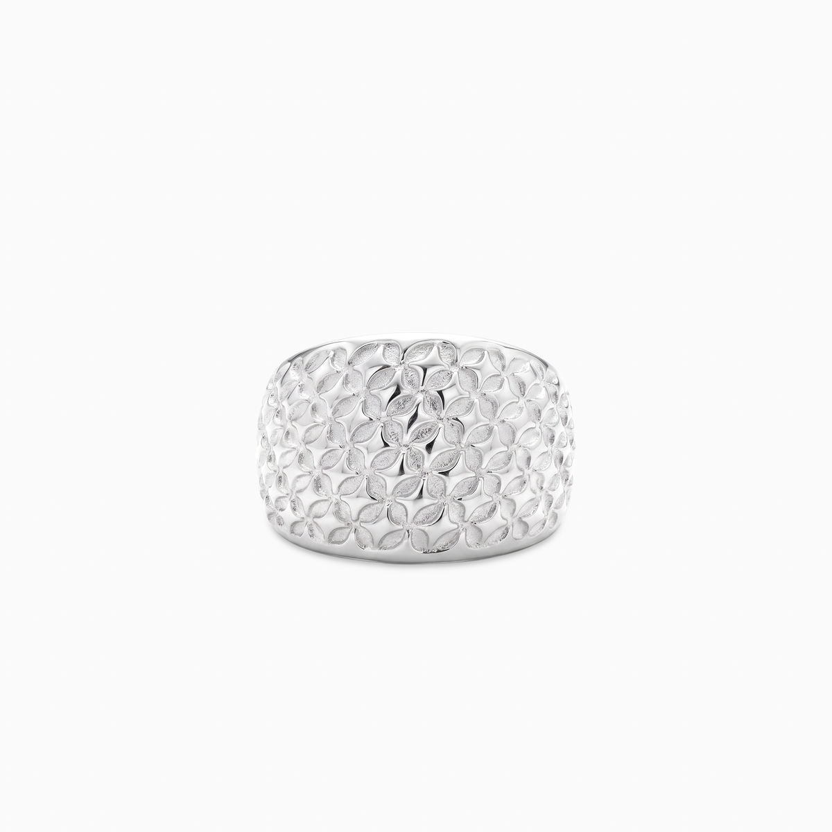 Starfield Round Signet ring - Silver