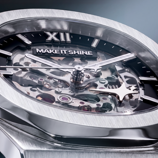 ASON1 - Skeleton Dial & 316L Stainless Steel Bracelet