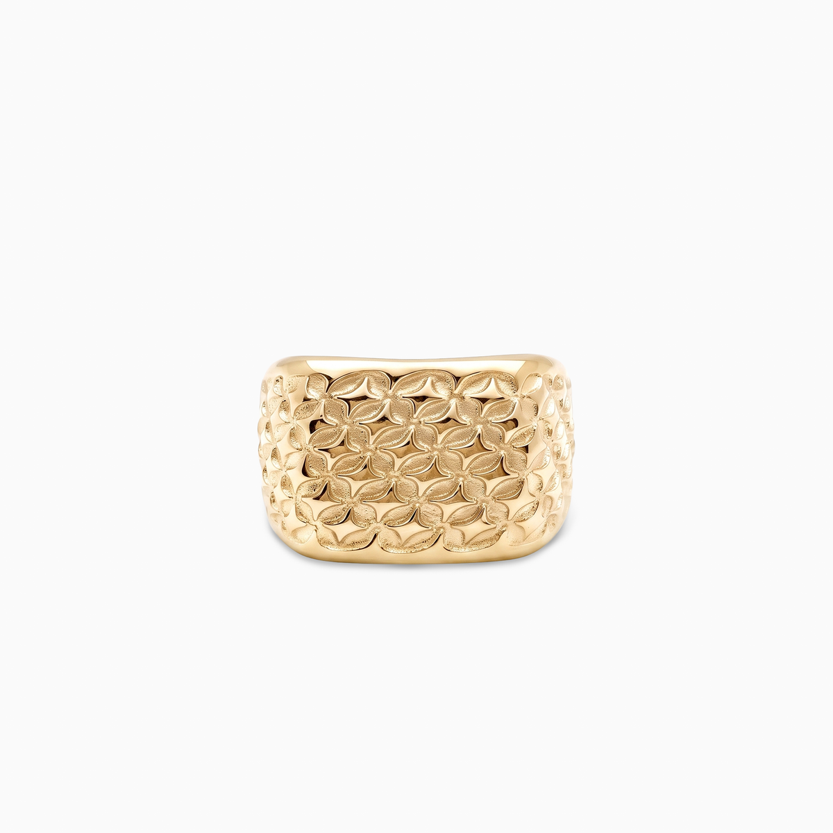 Starfield Square Signet ring - Gold