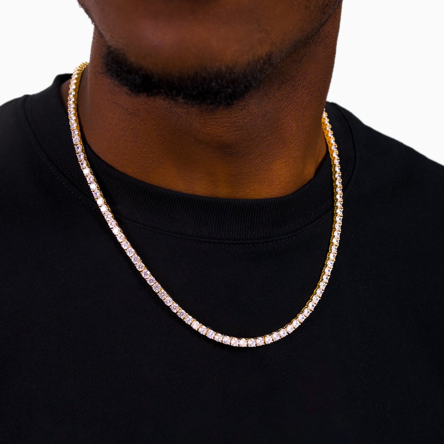 4mm Gold Tennis Chain