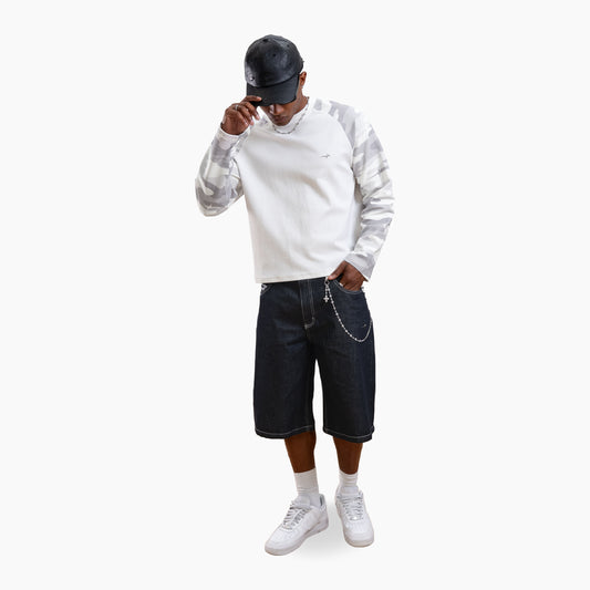 Camo waffle long sleeve - Grey