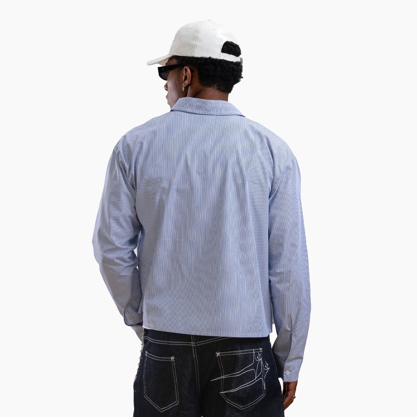 Striped long sleeve Shirt - Bleu & Blanc
