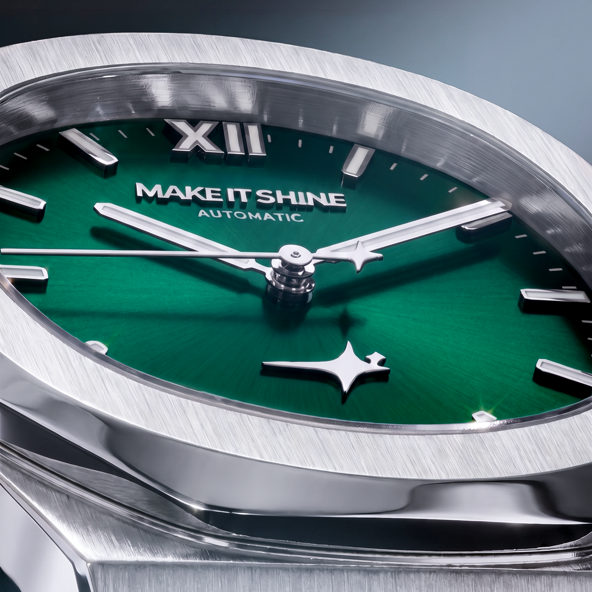 ASON1 - Green Dial & 316L Stainless Steel Bracelet
